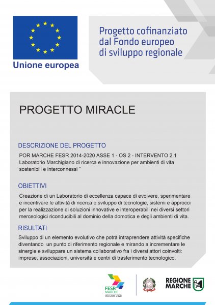 PROGETTO MIRACLE